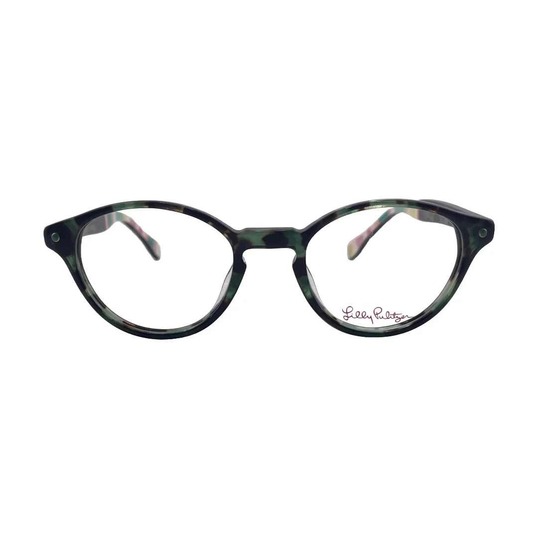 Lily Pulitzer Allaire Green Tortoise Eyeglasses Frames 45mm 19mm 135mm