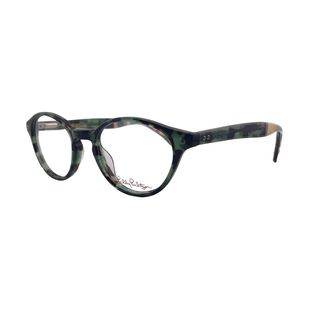 Lily Pulitzer Allaire Green Tortoise Eyeglasses Frames 45mm 19mm 135mm 2