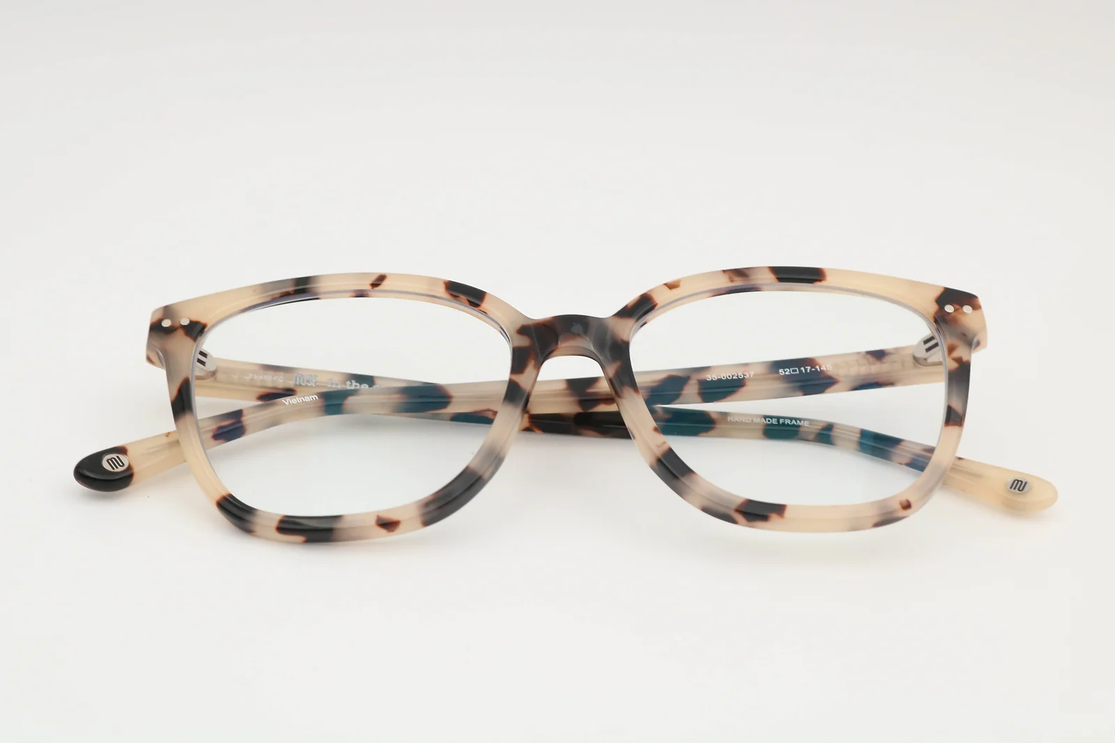 Muse Eloquence Beige/Tortoise Cat Eye 35-002537 Eyeglasses Frames 52-17-145 2
