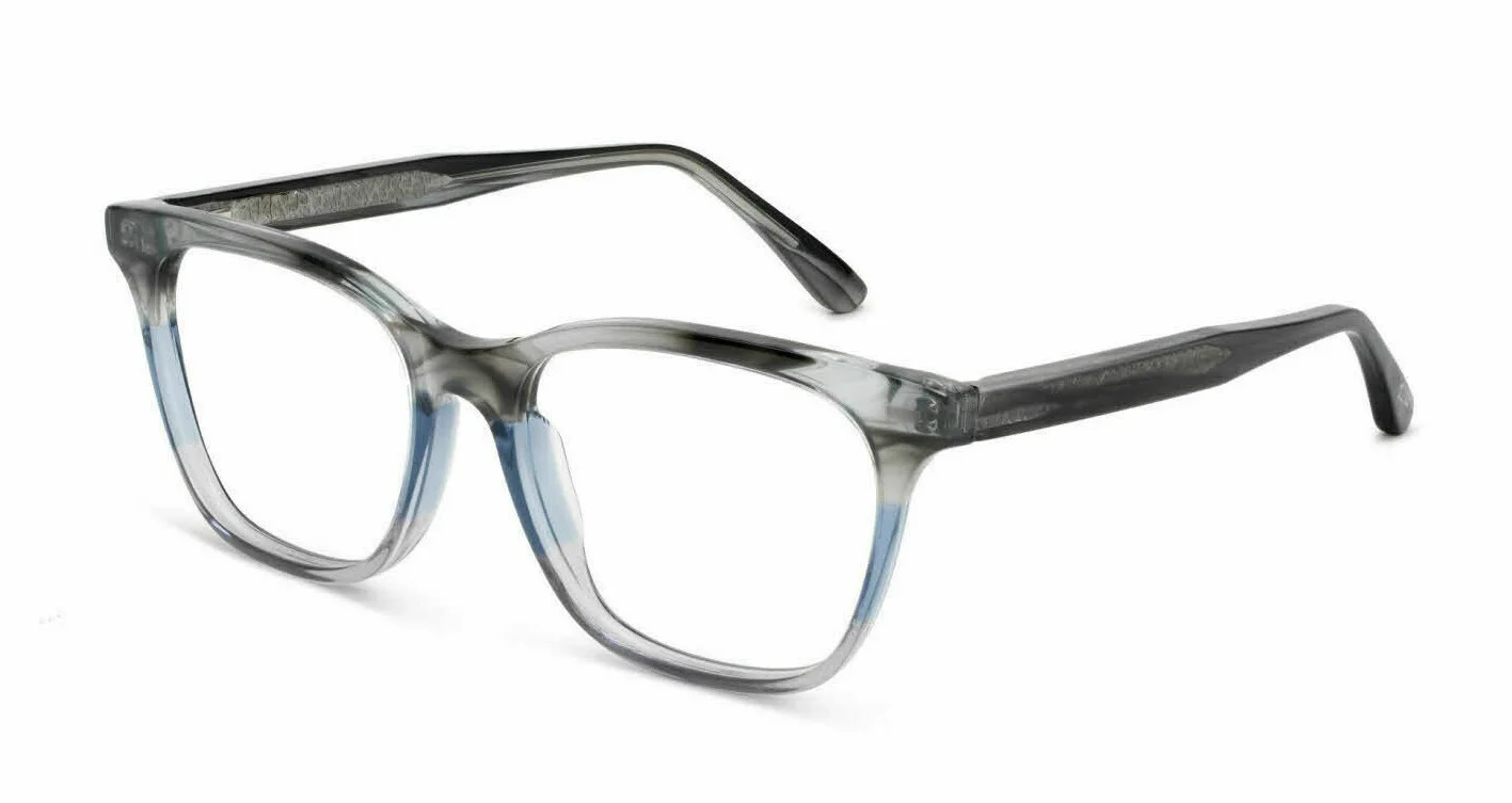 New MAUI JIM MJO2207-45 51mm Gray Smoke Blue Crystal Eyeglasses Frames Italy