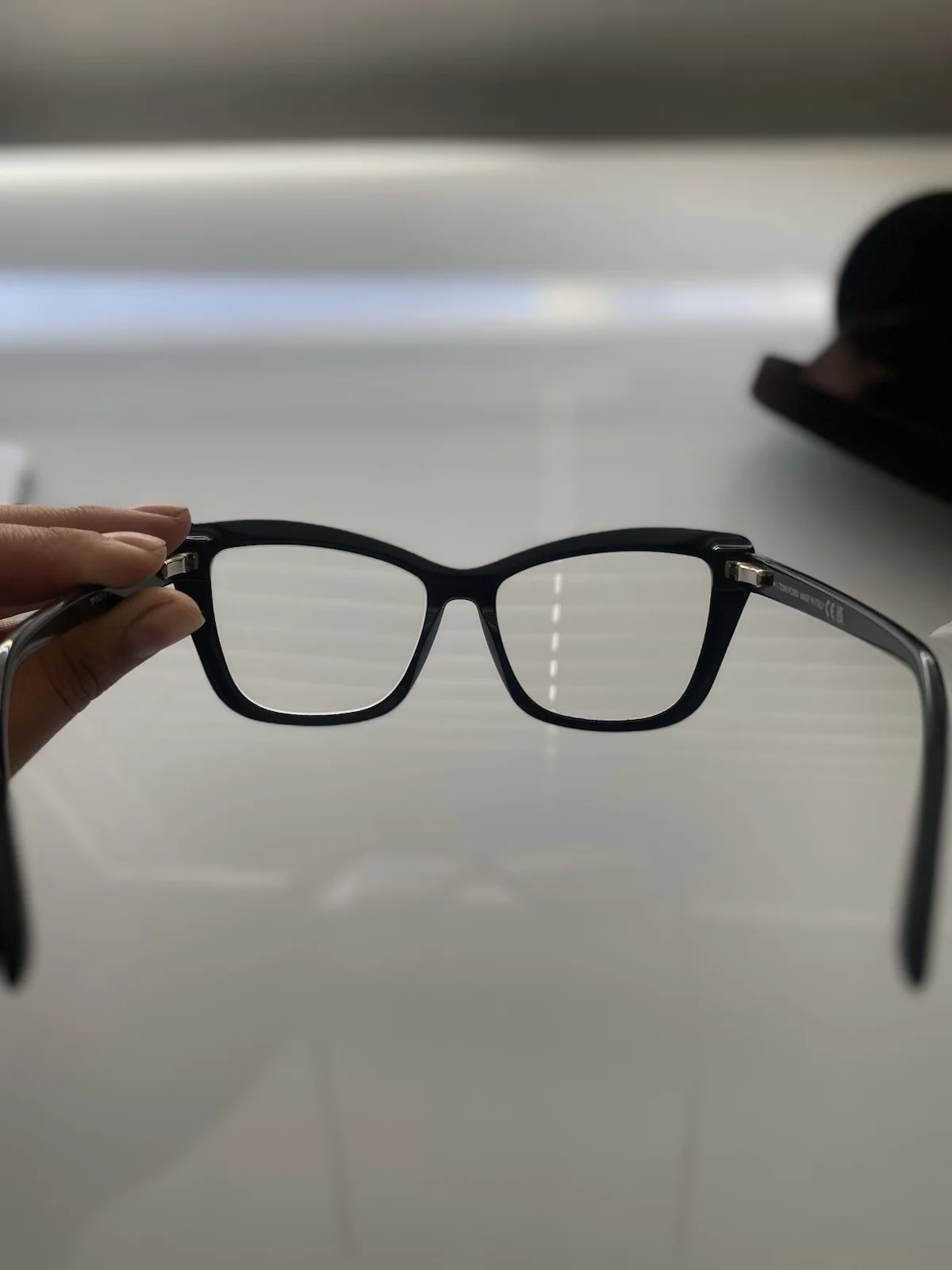 Tom Ford Eyeglasses Frames TF5076 467 Clear Gold Rectangular Full Rim 51-16-135 4